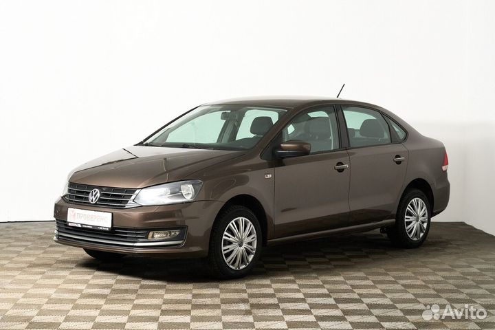 Volkswagen Polo 1.6 AT, 2015, 124 000 км