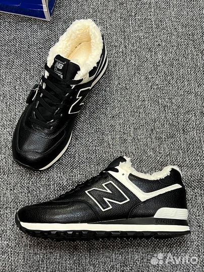 Кроссовки new balance 574 зимние