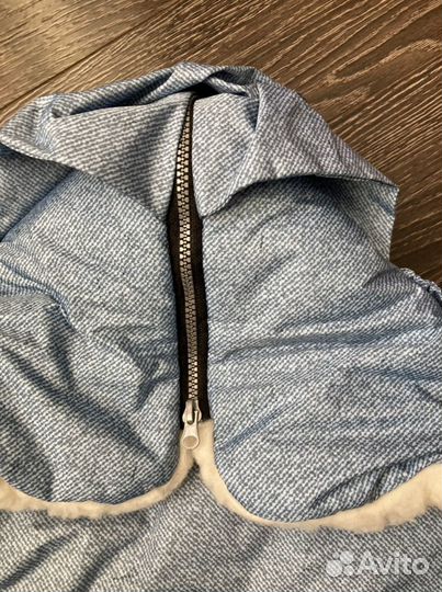 Зимний конверт в прогулочную коляску