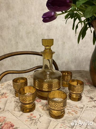 Графин 6 рюмок для водки СССР