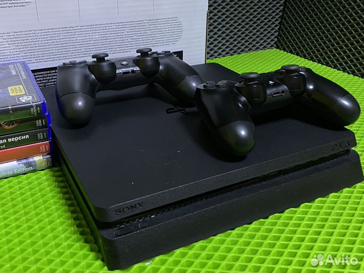 Sony PS4 slim 500GB 5 игр (комплект)