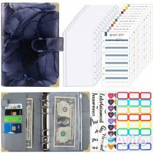 Блокнот на кольцах с файлами для ведения бюджета