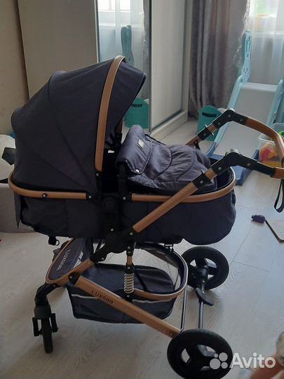 Коляска luxmom 3 в 1 бу