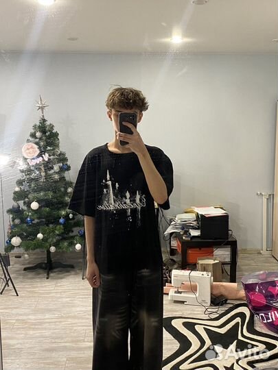 Футболка оверсайз y2k opium type