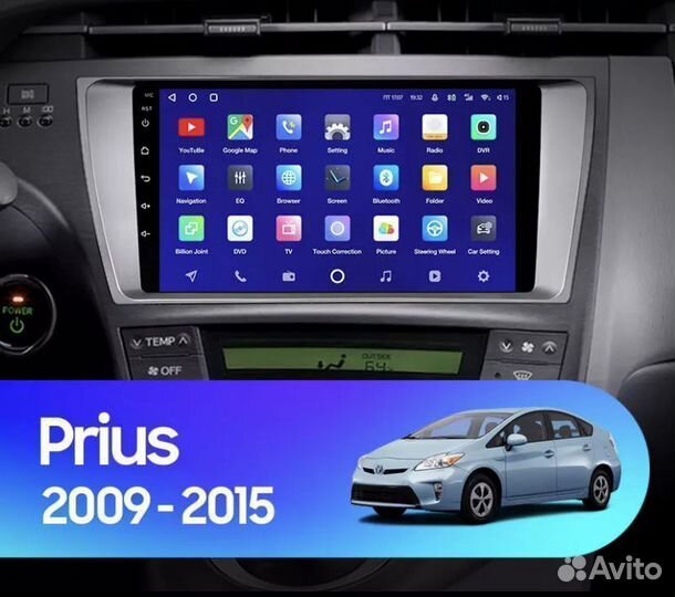 Головное устройство Toyota Prius 3 2009-2015 1-16