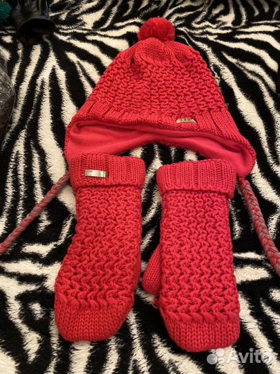 Комплект шапка, варежки Adidas