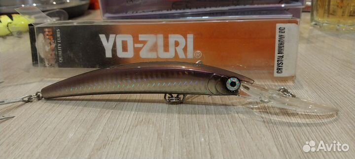 Воблер Yo-Zuri Crystal Minnow DD R540 - ghbl