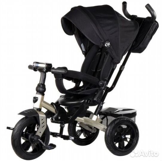 Детский велосипед с ручкой поворотное сиденье