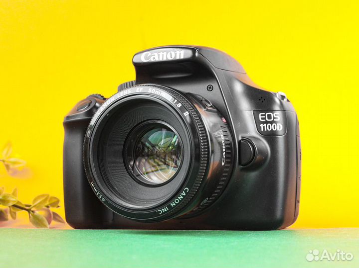 Фотоаппарат Canon 1100D kit 50mm f1.8 II