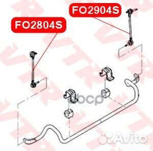 Тяга стабилизатора передней подвески, правая FO
