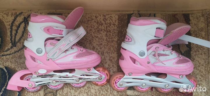 Ролики детские раздвижные, размер 34-39