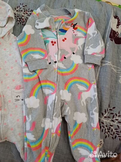 Пакет теплых вещей для девочки 62 размер