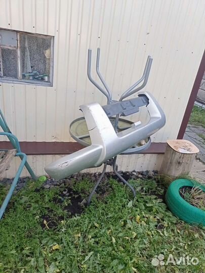 Накладка бампера toyota prado 120