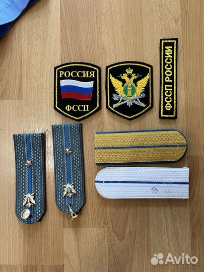 Нашивки, погоны, галстуки фссп