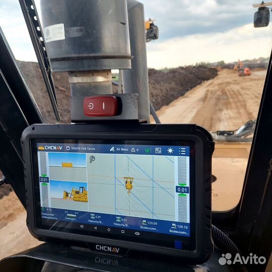 Система нивелирования на бульдозер