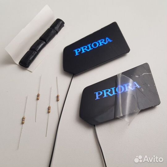 Led Подсветка дверных ручек салона LADA Priora