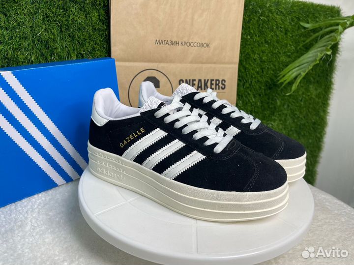 Кроссовки Adidas Gazelle Bold Black