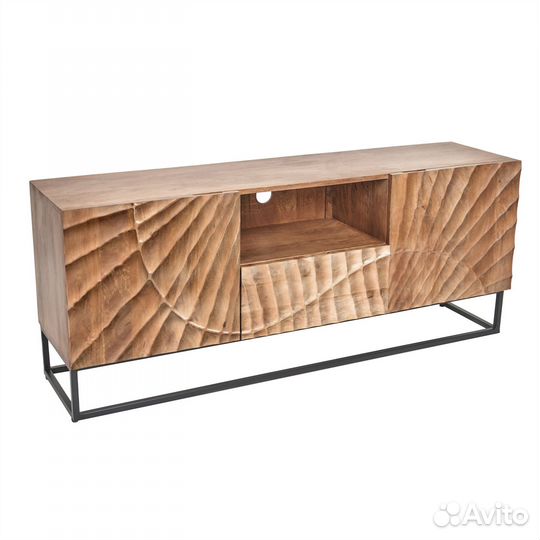 Тумба под тв деревянная напольная лофт