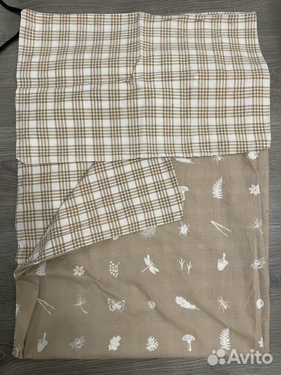 Комплект IKEA в детскую кроватку +плед