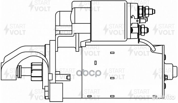 Стартер VAG A6 (94) 2.6I 1.4кВт LST1859 startvolt