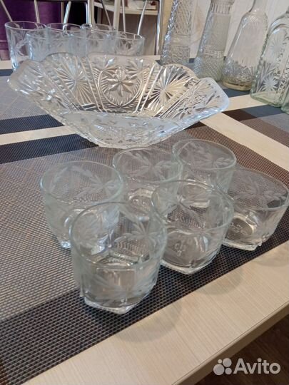 Набор стеклянной посуды