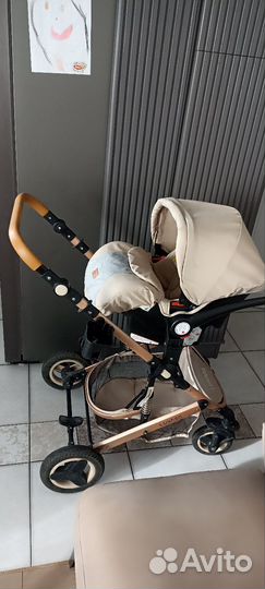 Коляска luxmom 3 в 1 бу