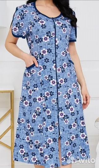 Халат женский большой размер