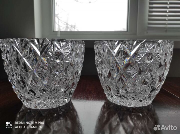 Комплект хрустальных салатниц