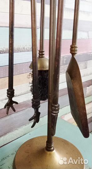 Набор для камина старинный