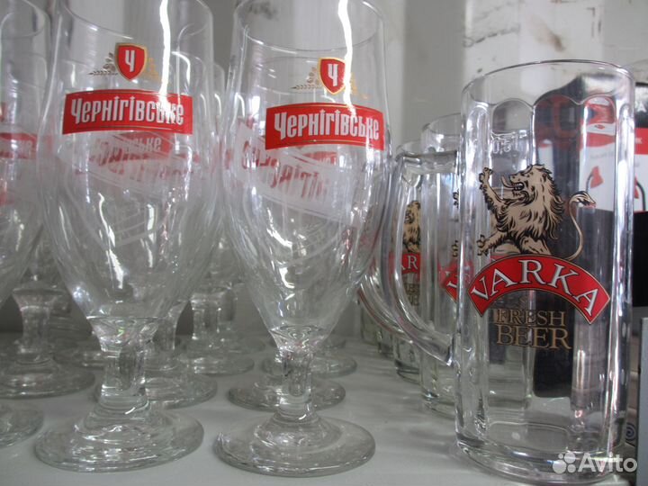 Бокалы под пиво с надписью