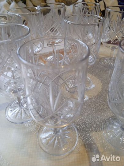 Хрустальные рюмки