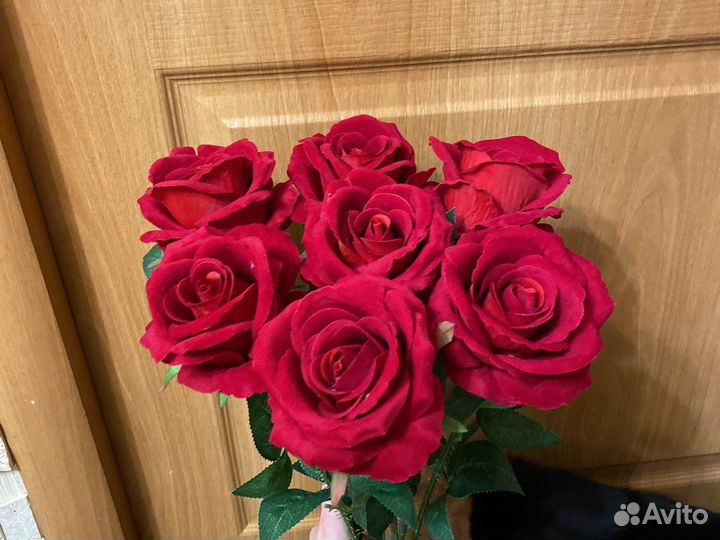 Искусственные цветы розы