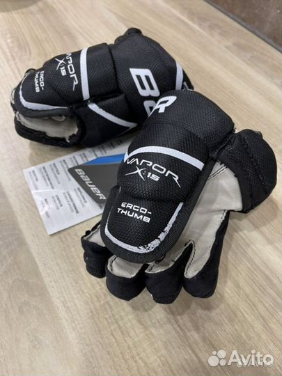 Краги хоккейные детские Bauer размер 8