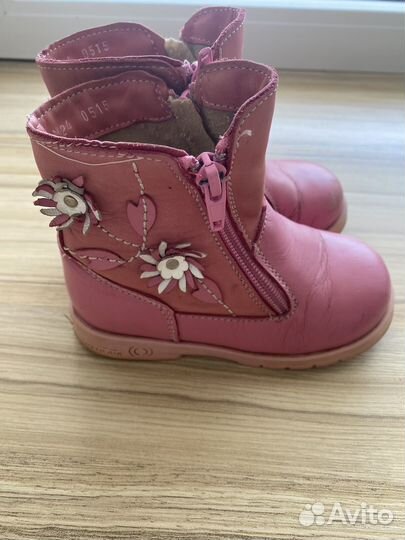 Ботинки демисезонные для девочки 24 размер