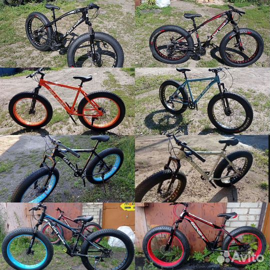 Велосипеды Фэтбайк широкие колесо