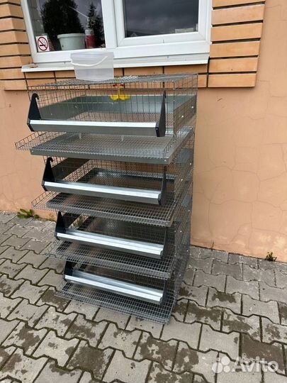 Клетка для перепелов 4 яруса