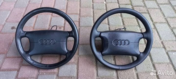 Кожаный руль Ауди а6 с4