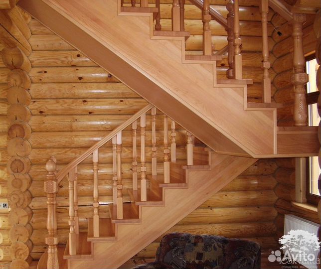 Ступени из бука