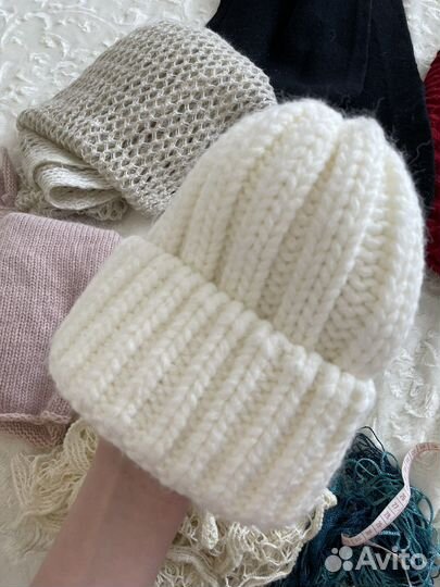 Шарф шапка хомут платок