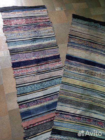 Домотканная дорожка-половик 2шт