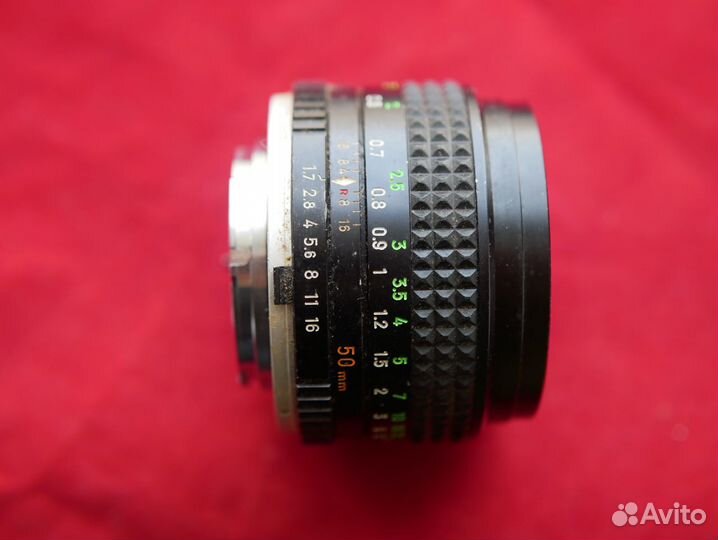 Minolta MC rokkor PF 50mm f1,7 шикарный полтинник