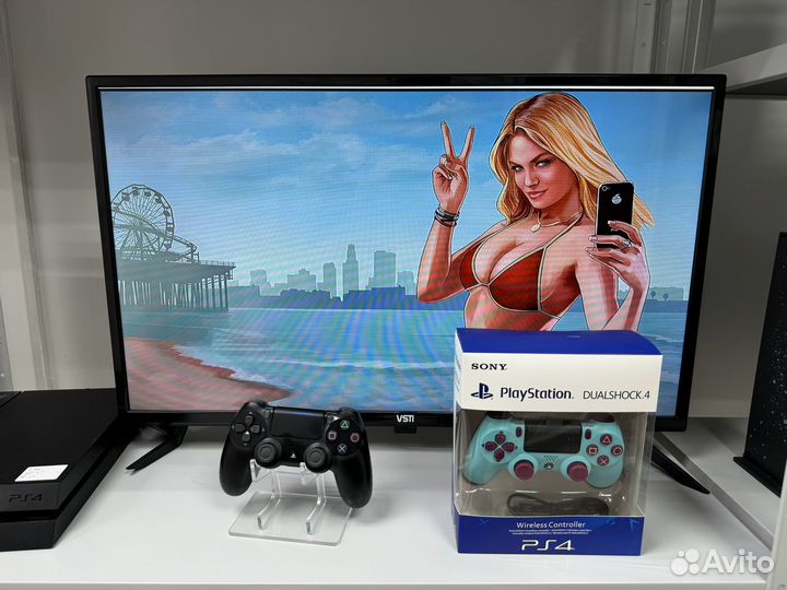 Прошитая Sony playstation 4 HEN 9.00 + 1000 игр