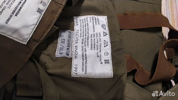 Gore-tex брюки армии Австрия 104/108 3-4
