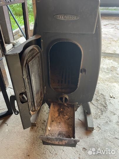 Печь камин на дровах бу