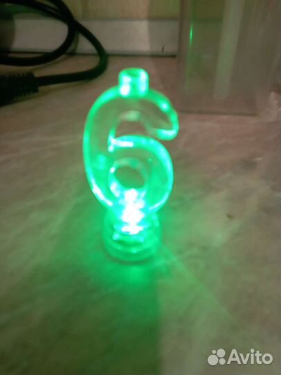 Свеча цифра на день рождения