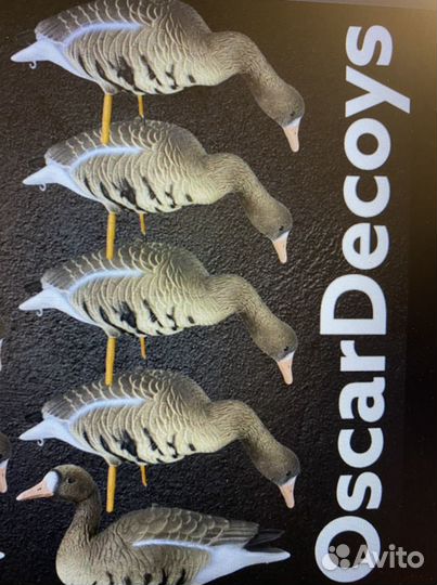 Сминаемые муляжи гусей серый белолоб гумяш охота