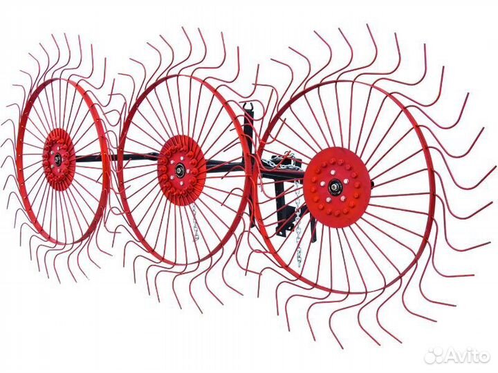 Грабли-ворошилка колесно-пальцевая для мотоблоков