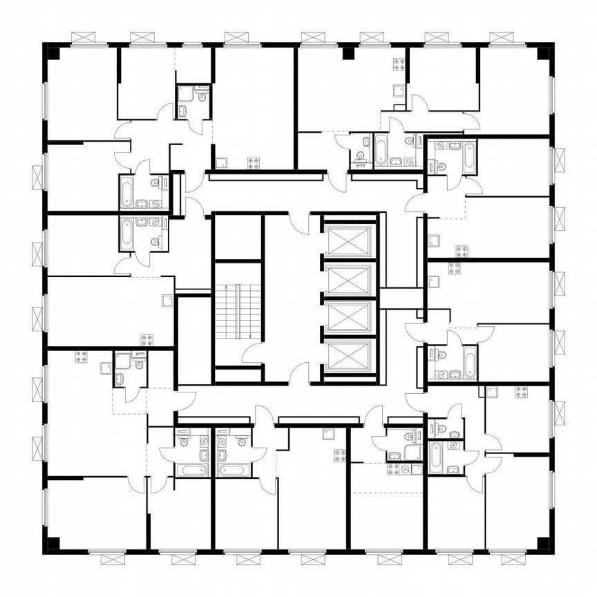 1-к. квартира, 39,5 м², 6/28 эт.