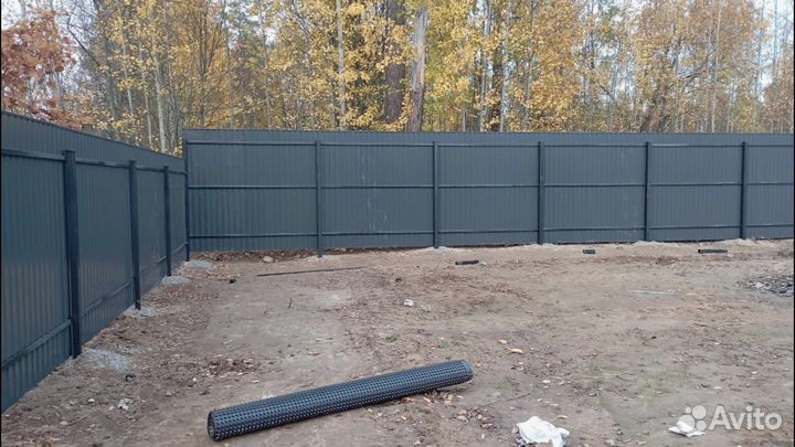 Забор из профнастила