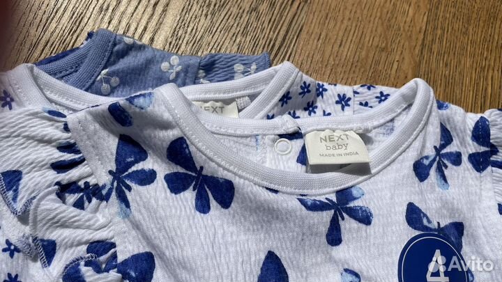 Боди печсочники next для девочки 62-68